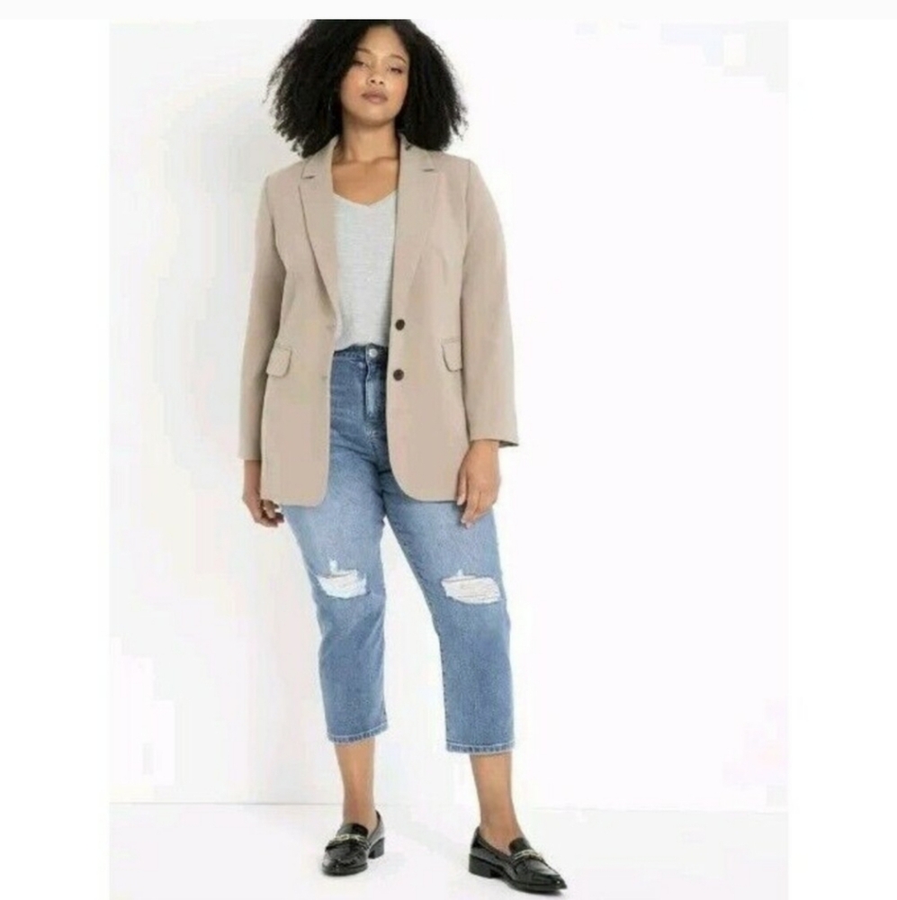 Eloquii Tan Blazer